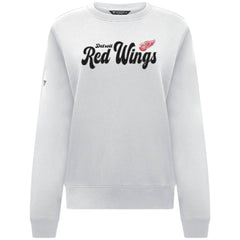 Detroit Red Wings Levelwear Women's Yvette Big Script Tri-Blend Sweatshirt White