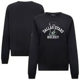 Dallas Stars Levelwear Women's Yvette Limelight Big Letter Sweatshirt Black