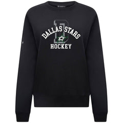 Dallas Stars Levelwear Women's Yvette Limelight Big Letter Sweatshirt Black
