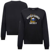 Buffalo Sabres Levelwear Women's Yvette Limelight Big Letter Sweatshirt Black