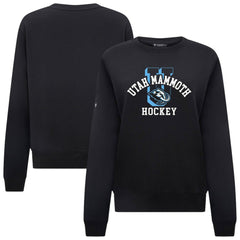 Utah Mammoth Levelwear Women's Yvette Limelight Big Letter Sweatshirt Black