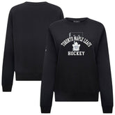 Toronto Maple Leafs Levelwear Women's Yvette Limelight Big Letter Sweatshirt Black