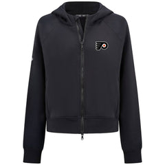 Philadelphia Flyers Levelwear Women's Judd Raglan Full-Zip Hoodie Black