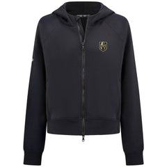 Vegas Golden Knights Levelwear Women's Judd Raglan Full-Zip Hoodie Black