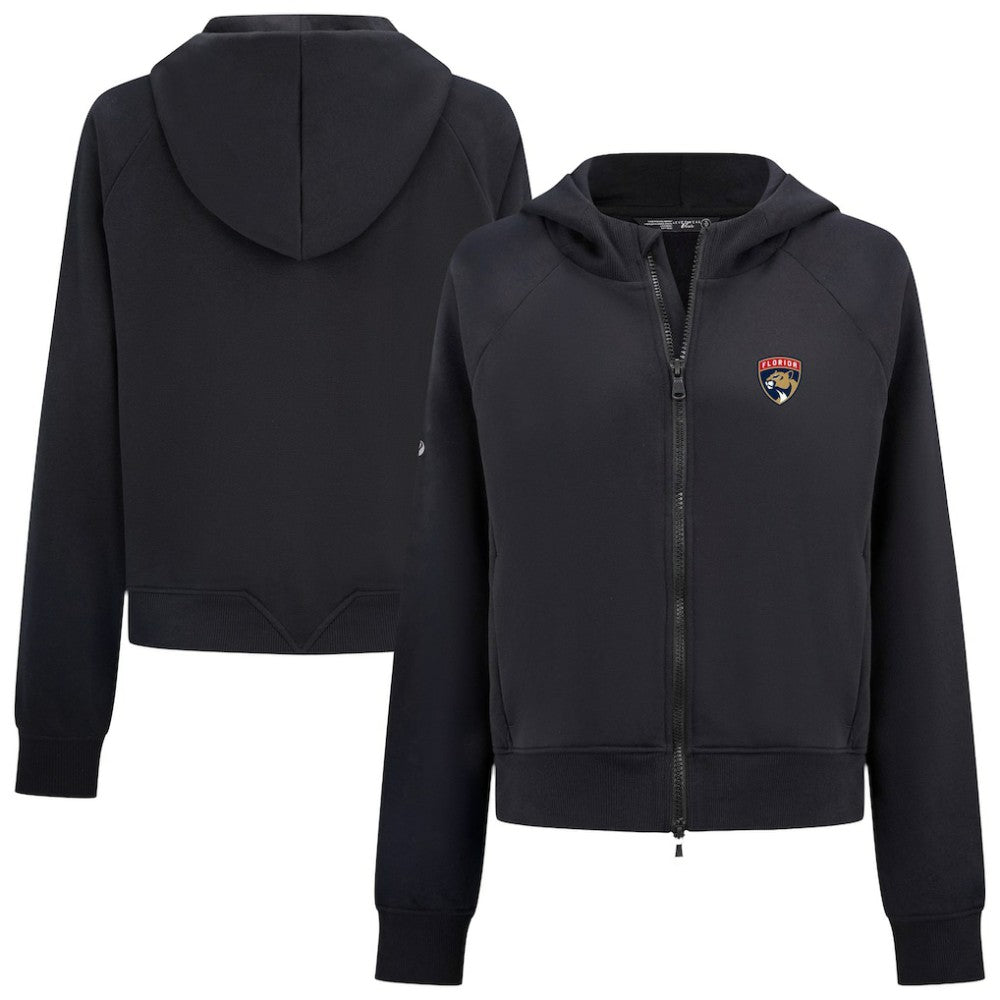 Florida Panthers Levelwear Women's Judd Raglan Full-Zip Hoodie Black