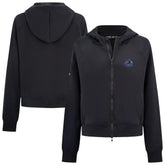 Vancouver Canucks Levelwear Women's Judd Raglan Full-Zip Hoodie Black