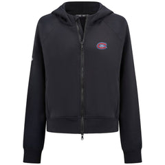 Montreal Canadiens Levelwear Women's Judd Raglan Full-Zip Hoodie Black