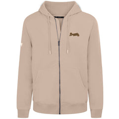 Atlanta Braves Levelwear Podium Full-Zip Hoodie Khaki