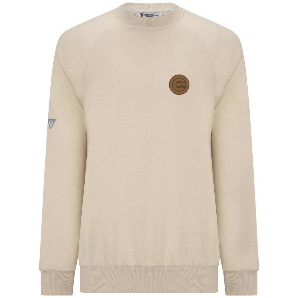 Chicago Cubs Levelwear Connect Logo Sweatshirt Khaki