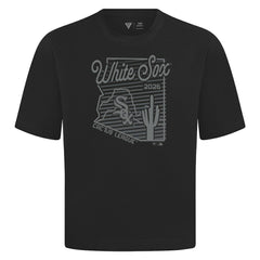 Chicago White Sox Levelwear Sunrise Luxe Signature Knit T-Shirt Black