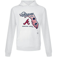 Atlanta Braves Levelwear Sunrise Relay Hoodie White