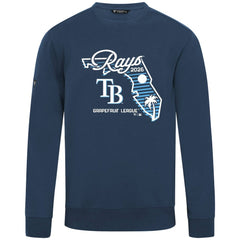 Tampa Bay Rays Levelwear Zane Sunrise Sweatshirt Navy