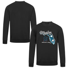 Miami Marlins Levelwear Zane Sunrise Sweatshirt Black