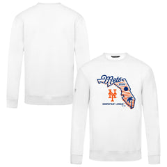 New York Mets Levelwear Zane Sunrise Sweatshirt White