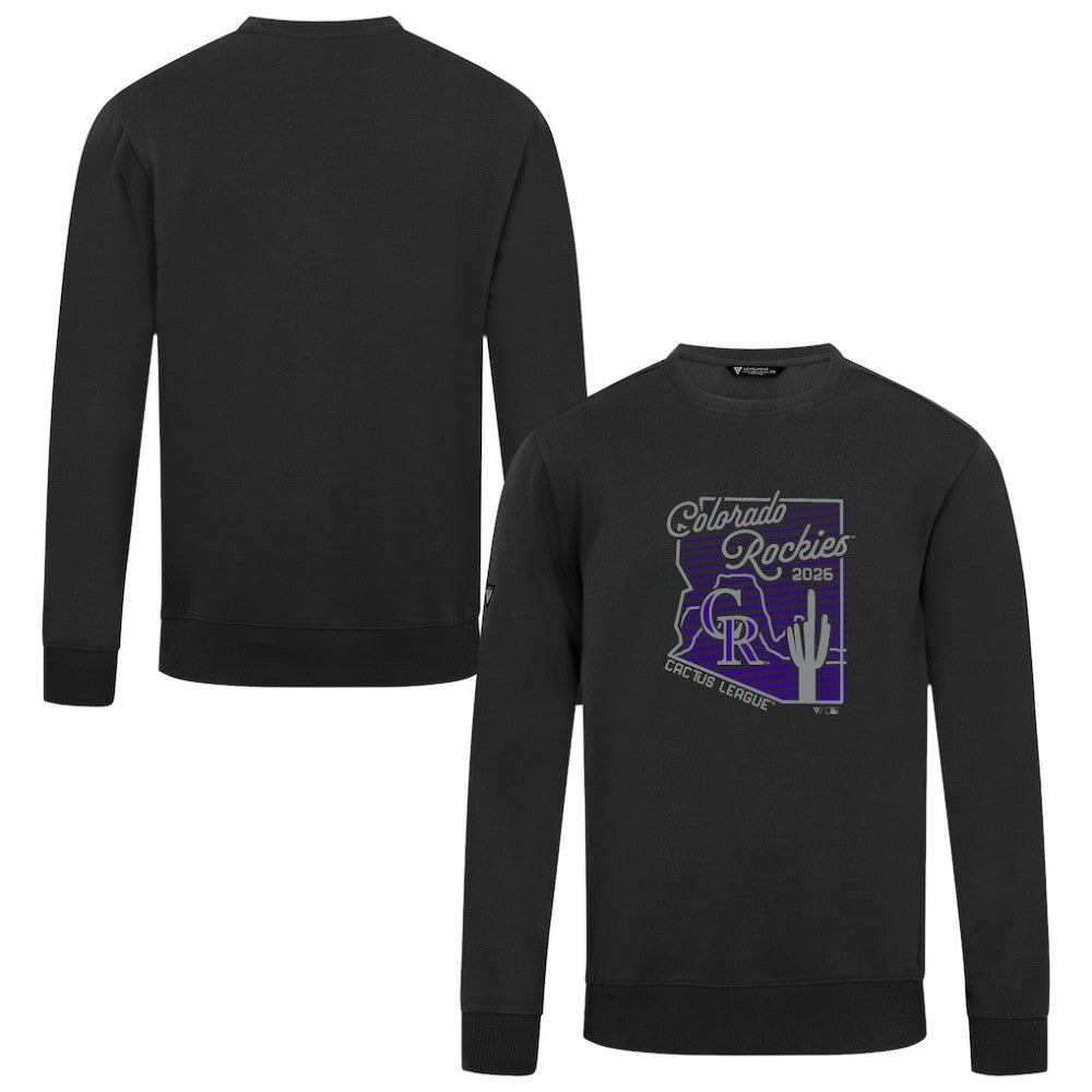 Colorado Rockies Levelwear Zane Sunrise Sweatshirt Black