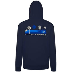 St. Louis Cardinals Levelwear Panoramic Podium Hoodie Navy