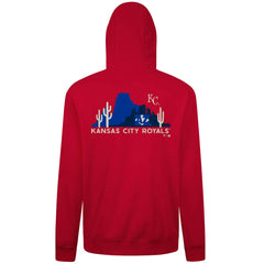 Kansas City Royals Levelwear Panoramic Podium Hoodie Red