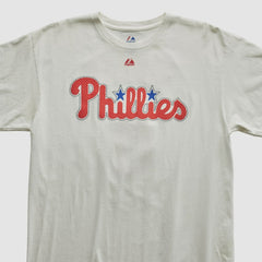 Philadelphia Phillies Majestic 2010s T-shirt White Vintage