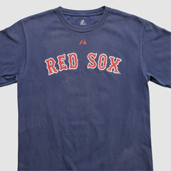 Boston Red Sox Majestic 2009 T-shirt Navy Vintage