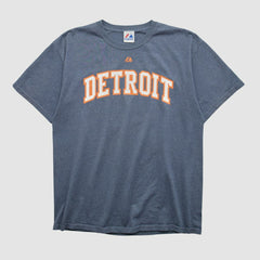 Detroit Tigers Majestic 2010s T-shirt Blue Vintage