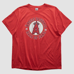 Los Angeles Angels Jerzees 2011 T-shirt Red Vintage