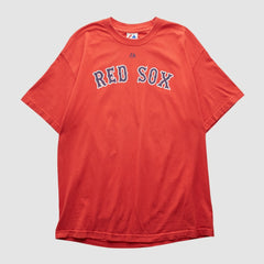 Boston Red Sox Majestic 2000s T-shirt Red Vintage