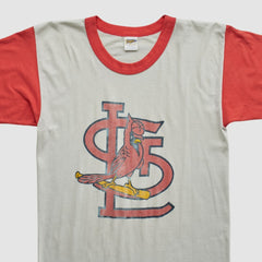 St. Louis Cardinals Trench 90s T-shirt White Vintage