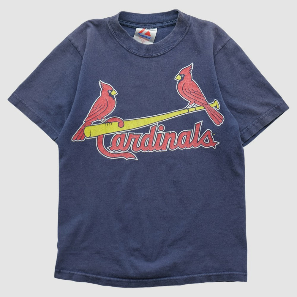St. Louis Cardinals Majestic 2000s T-shirt Navy Vintage
