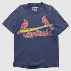St. Louis Cardinals Majestic 2000s T-shirt Navy Vintage