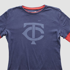 Minnesota Twins 2010s Long Sleeve T-shirt Navy Vintage | Nike