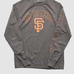 San Francisco Giants MLB 2000s Long Sleeve T-shirt Dark Heather Gray Vintage