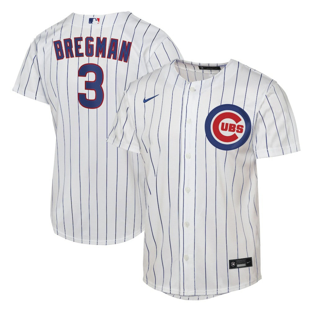 Alex Bregman Chicago Cubs Youth Home Replica Jersey - White