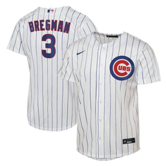 Alex Bregman Chicago Cubs Youth Home Replica Jersey - White