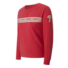 Philadelphia Phillies Concepts Sport Women's Birch French Terry Long Sleeve T-Shirt Red