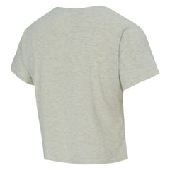 Detroit Tigers Concepts Sport Women's Birch Cropped T-Shirt Cream