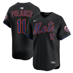 Jorge Polanco New York Mets Alternate Limited Jersey Black | Nike