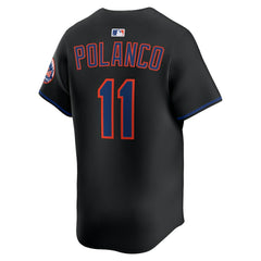 Jorge Polanco New York Mets Alternate Limited Jersey - Black