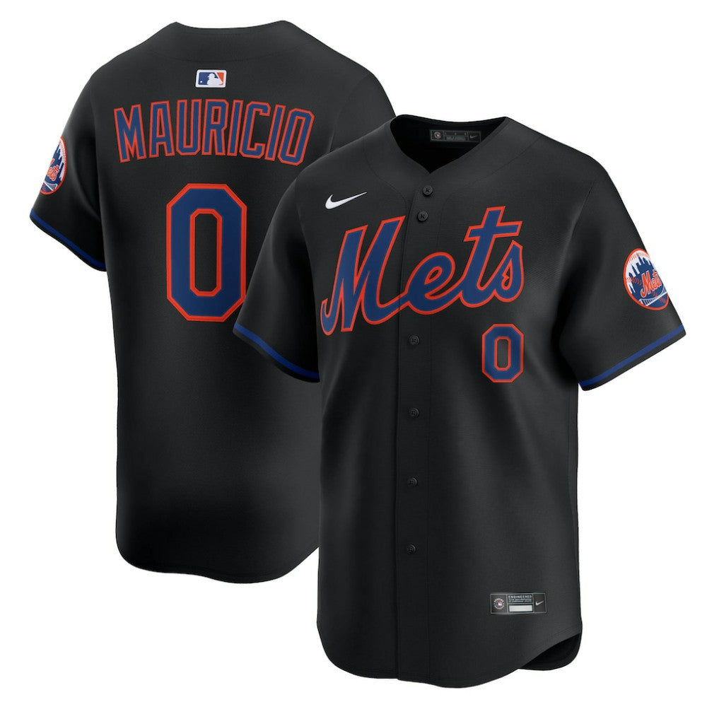 Ronny Mauricio New York Mets Alternate Limited Jersey - Black