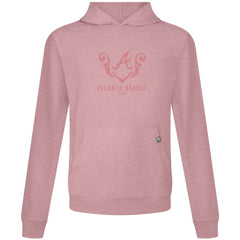 Atlanta Braves Levelwear Bridal Rose Relay Pullover Hoodie Pink