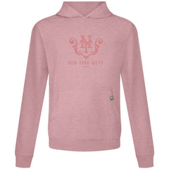 New York Mets Levelwear Bridal Rose Relay Pullover Hoodie Pink