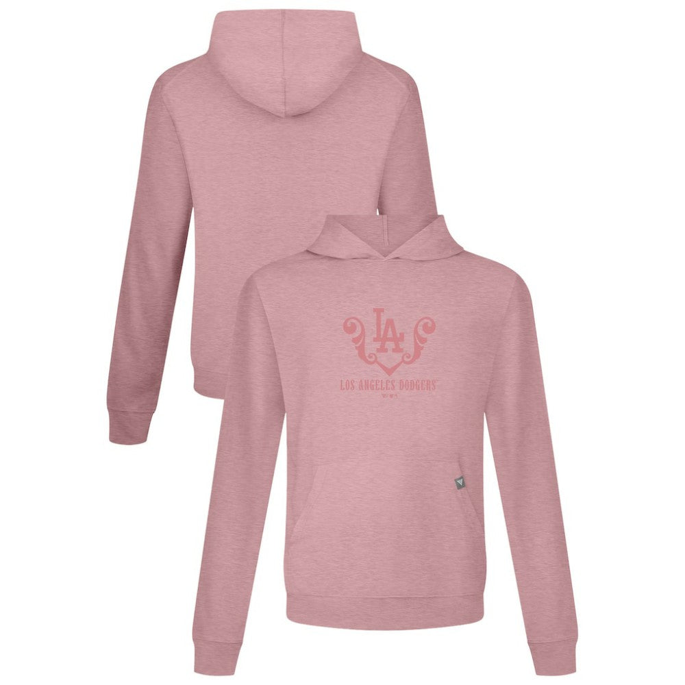 Los Angeles Dodgers Levelwear Bridal Rose Relay Pullover Hoodie Pink