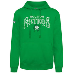 Houston Astros Levelwear St. Patrick's Day Podium Hoodie Green