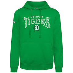 Detroit Tigers Levelwear St. Patrick's Day Podium Hoodie Green