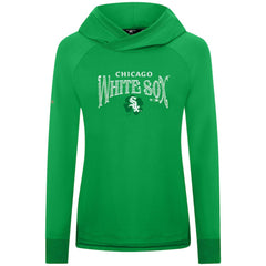Chicago White Sox Levelwear Women's St. Patrick's Day Slender Raglan Hoodie Green