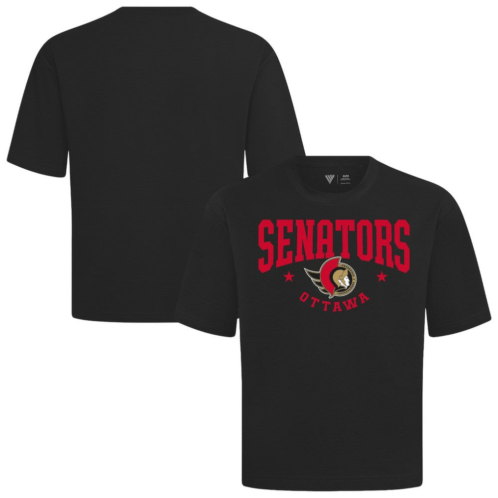 Ottawa Senators Levelwear Luxe Signature Knit T-Shirt Black