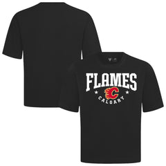 Calgary Flames Levelwear Luxe Signature Knit T-Shirt Black