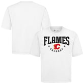 Calgary Flames Levelwear Luxe Signature Knit T-Shirt White