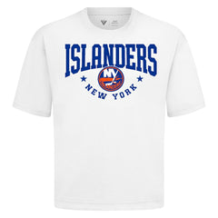 New York Islanders Levelwear Luxe Signature Knit T-Shirt White