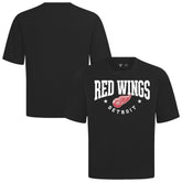 Detroit Red Wings Levelwear Luxe Signature Knit T-Shirt Black