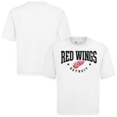 Detroit Red Wings Levelwear Luxe Signature Knit T-Shirt White